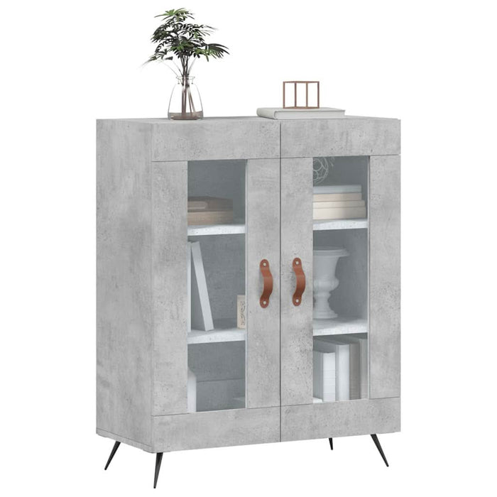 Servantă, gri beton, 69,5x34x90 cm, lemn compozit - WALTI WALTI