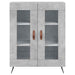 Servantă, gri beton, 69,5x34x90 cm, lemn compozit - WALTI WALTI