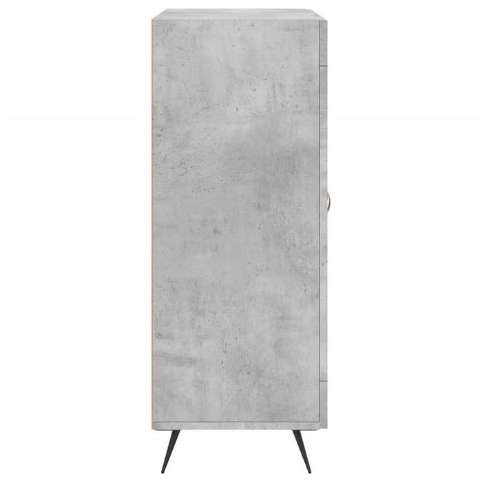 Servantă, gri beton, 69,5x34x90 cm, lemn compozit - WALTI WALTI