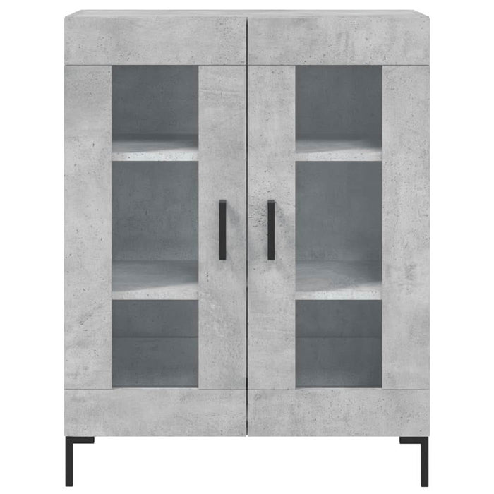 Servantă, gri beton, 69,5x34x90 cm, lemn compozit - WALTI WALTI