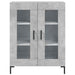 Servantă, gri beton, 69,5x34x90 cm, lemn compozit - WALTI WALTI