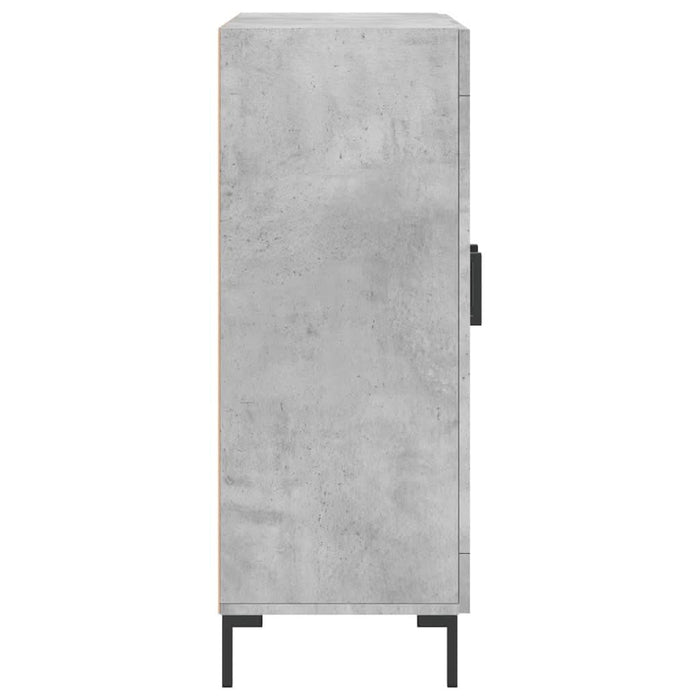 Servantă, gri beton, 69,5x34x90 cm, lemn compozit - WALTI WALTI
