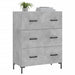 Servantă, gri beton, 69,5x34x90 cm, lemn compozit - WALTI WALTI