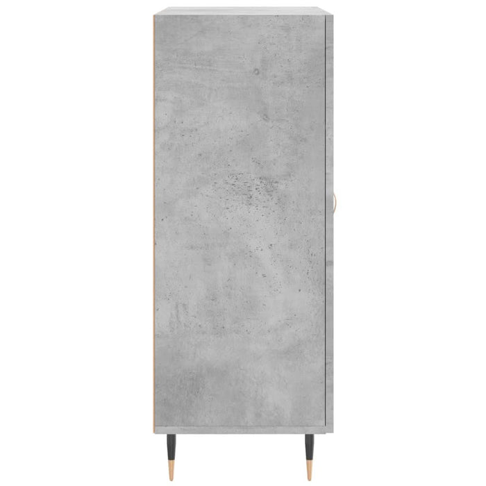 Servantă, gri beton, 69,5x34x90 cm, lemn compozit - WALTI WALTI