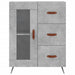Servantă, gri beton, 69,5x34x90 cm, lemn compozit - WALTI WALTI