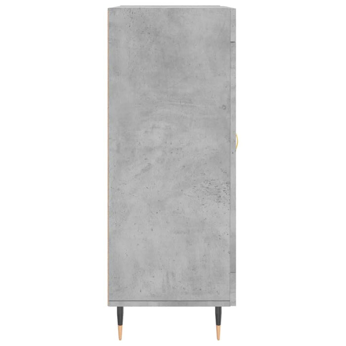 Servantă, gri beton, 69,5x34x90 cm, lemn compozit - WALTI WALTI