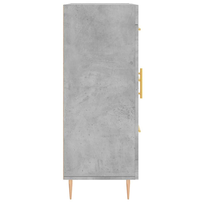 Servantă, gri beton, 69,5x34x90 cm, lemn compozit - WALTI WALTI