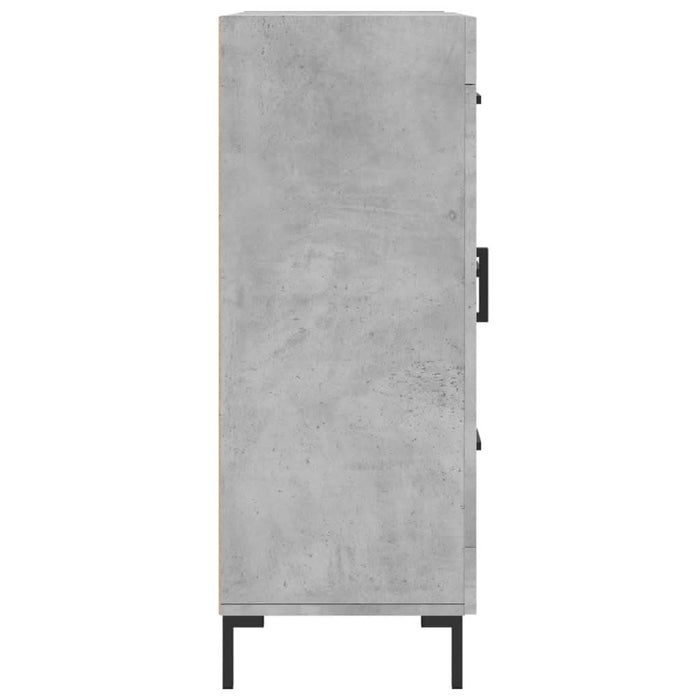 Servantă, gri beton, 69,5x34x90 cm, lemn compozit - WALTI WALTI
