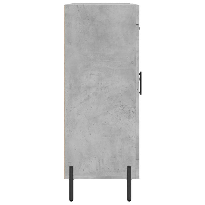 Servantă, gri beton, 69,5x34x90 cm, lemn compozit - WALTI WALTI