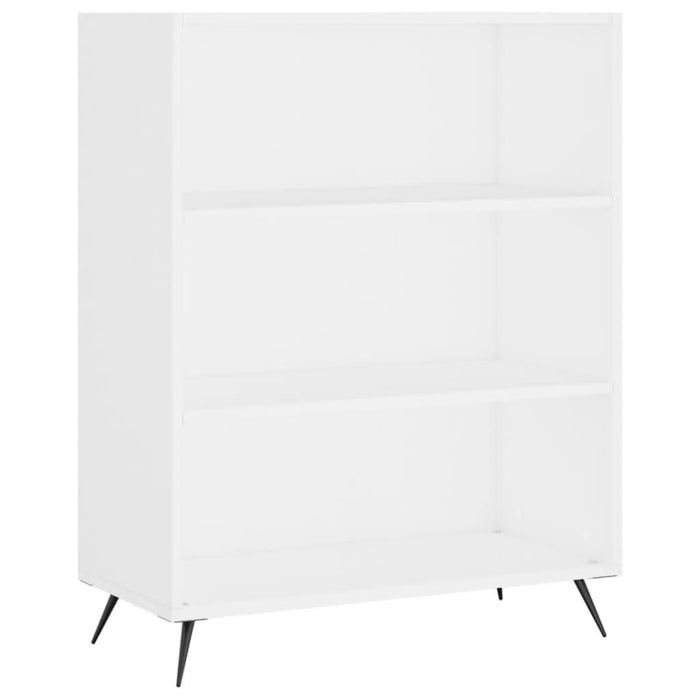 Bibliotecă, albă, 69,5x32,5x90 cm, lemn compozit - WALTI WALTI