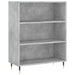 Bibliotecă, gri beton, 69,5x32,5x90 cm, lemn compozit - WALTI WALTI