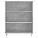 Bibliotecă, gri beton, 69,5x32,5x90 cm, lemn compozit - WALTI WALTI