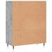 Bibliotecă, gri beton, 69,5x32,5x90 cm, lemn compozit - WALTI WALTI