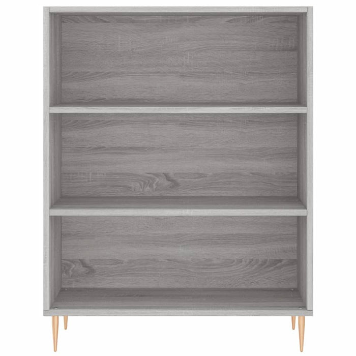 Bibliotecă, sonoma gri, 69,5x32,5x90 cm, lemn compozit - WALTI WALTI