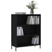 Dulap cu rafturi, negru, 69,5x32,5x90 cm, lemn compozit - WALTI WALTI