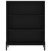 Dulap cu rafturi, negru, 69,5x32,5x90 cm, lemn compozit - WALTI WALTI