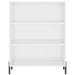 Dulap cu rafturi alb extralucios 69,5x32,5x90 cm lemn compozit - WALTI WALTI