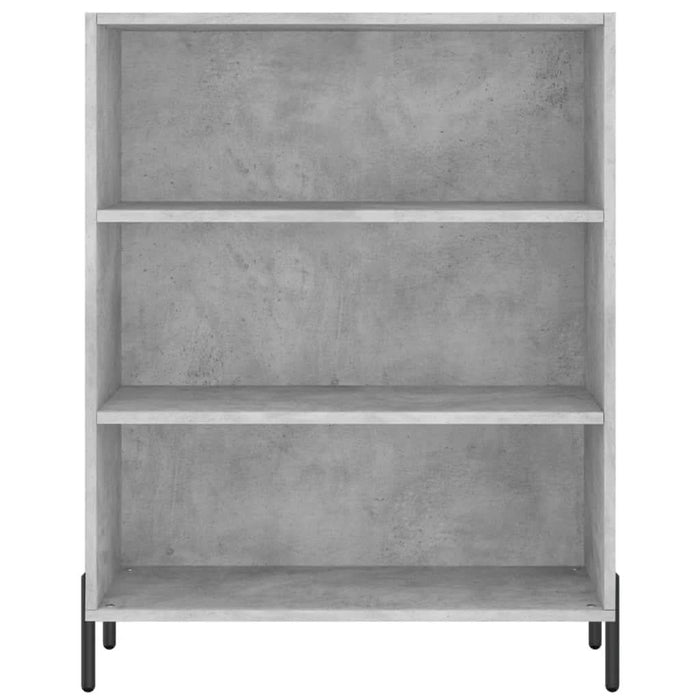 Dulap cu rafturi, gri beton, 69,5x32,5x90 cm, lemn compozit - WALTI WALTI