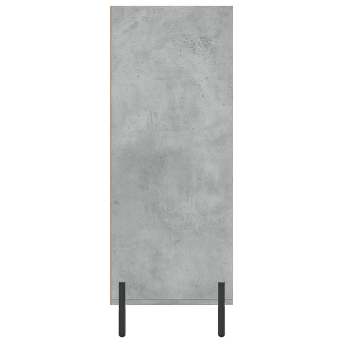 Dulap cu rafturi, gri beton, 69,5x32,5x90 cm, lemn compozit - WALTI WALTI