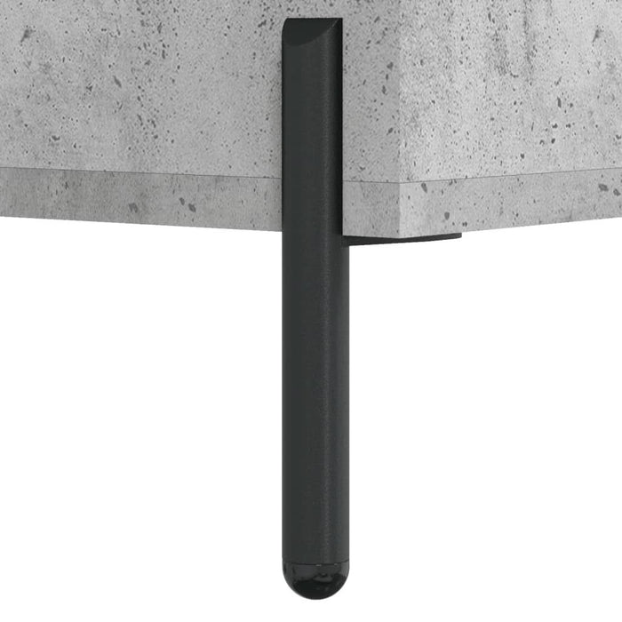 Dulap cu rafturi, gri beton, 69,5x32,5x90 cm, lemn compozit - WALTI WALTI