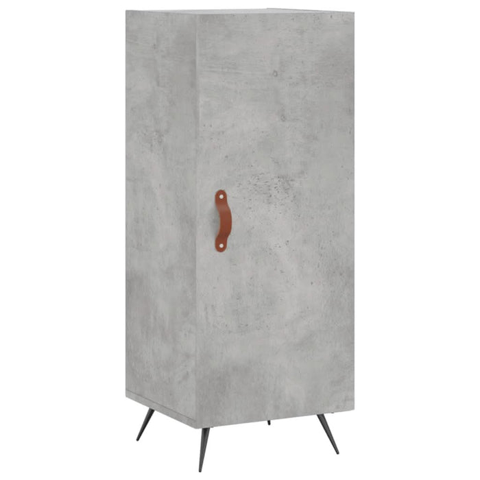 Servantă, gri beton, 34,5x34x90 cm, lemn compozit - WALTI WALTI