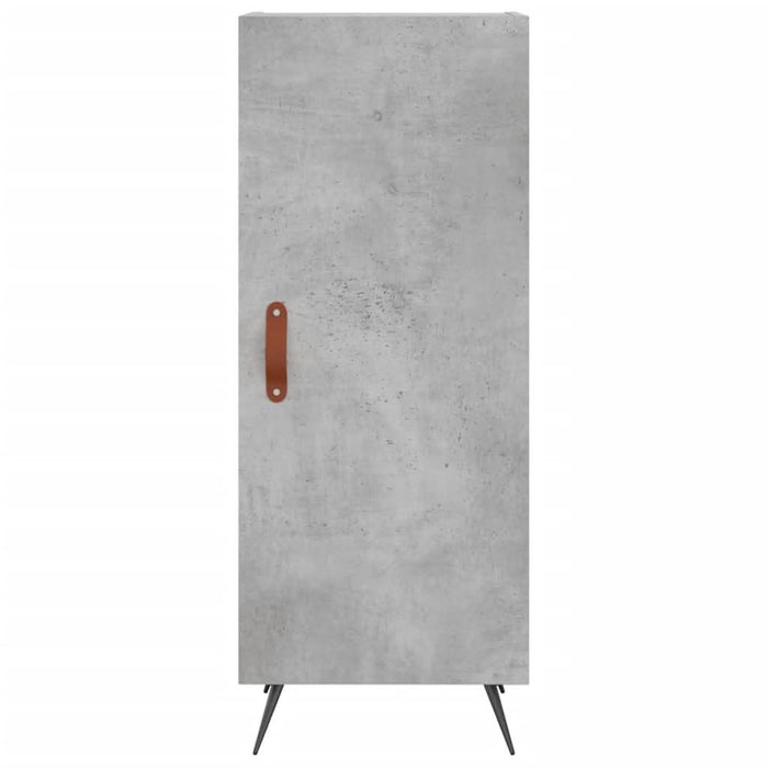 Servantă, gri beton, 34,5x34x90 cm, lemn compozit - WALTI WALTI