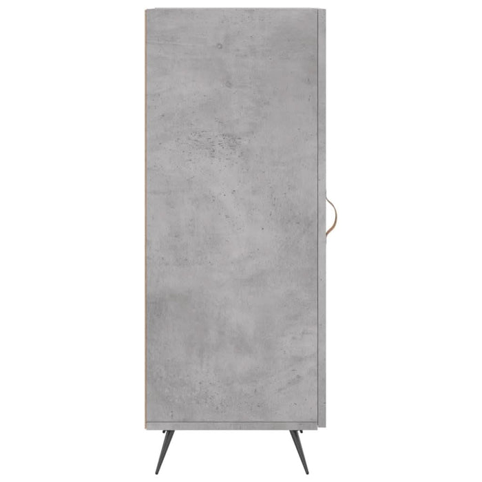 Servantă, gri beton, 34,5x34x90 cm, lemn compozit - WALTI WALTI