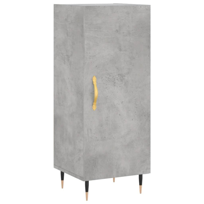 Servantă, gri beton, 34,5x34x90 cm, lemn compozit - WALTI WALTI