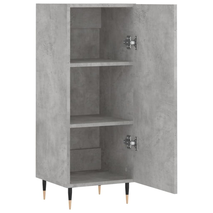Servantă, gri beton, 34,5x34x90 cm, lemn compozit - WALTI WALTI