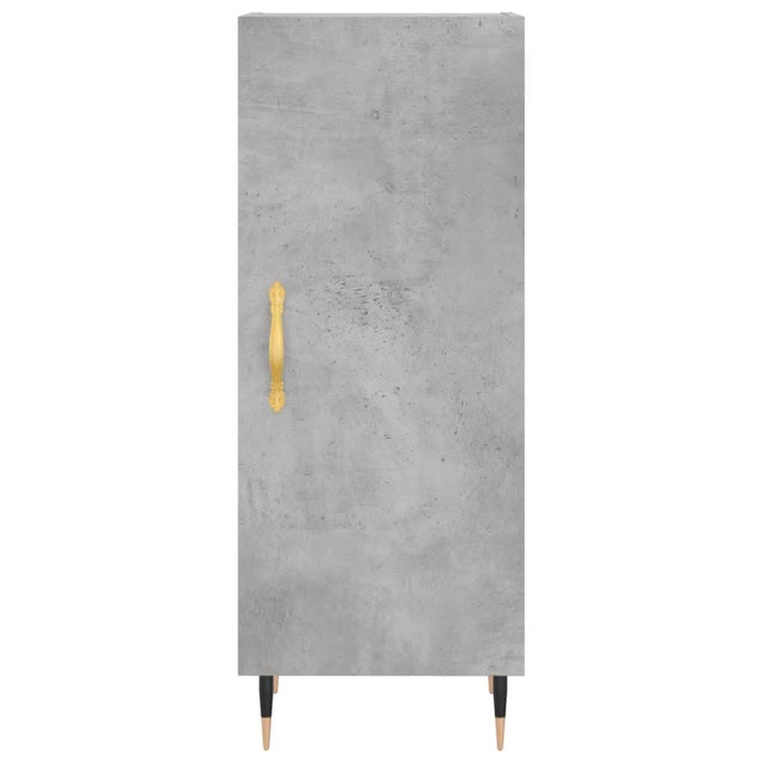 Servantă, gri beton, 34,5x34x90 cm, lemn compozit - WALTI WALTI
