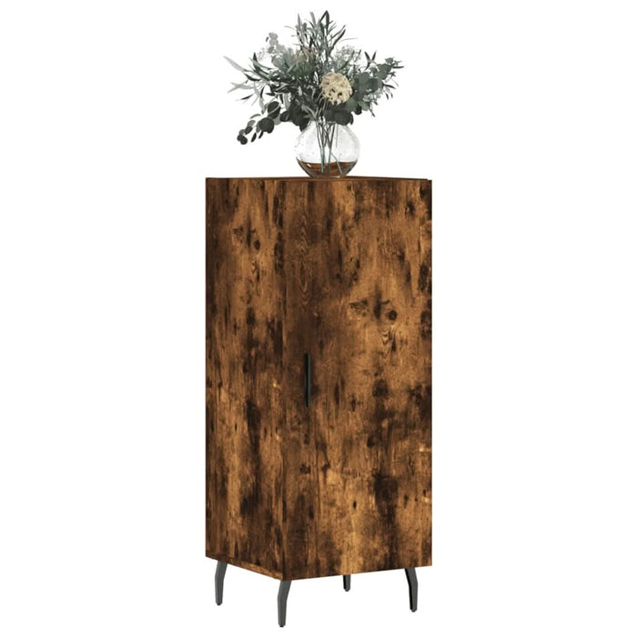 Servantă, stejar fumuriu, 34,5x34x90 cm, lemn compozit - WALTI WALTI