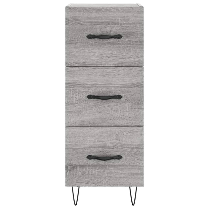 Servantă, gri sonoma, 34,5x34x90 cm, lemn compozit - WALTI WALTI
