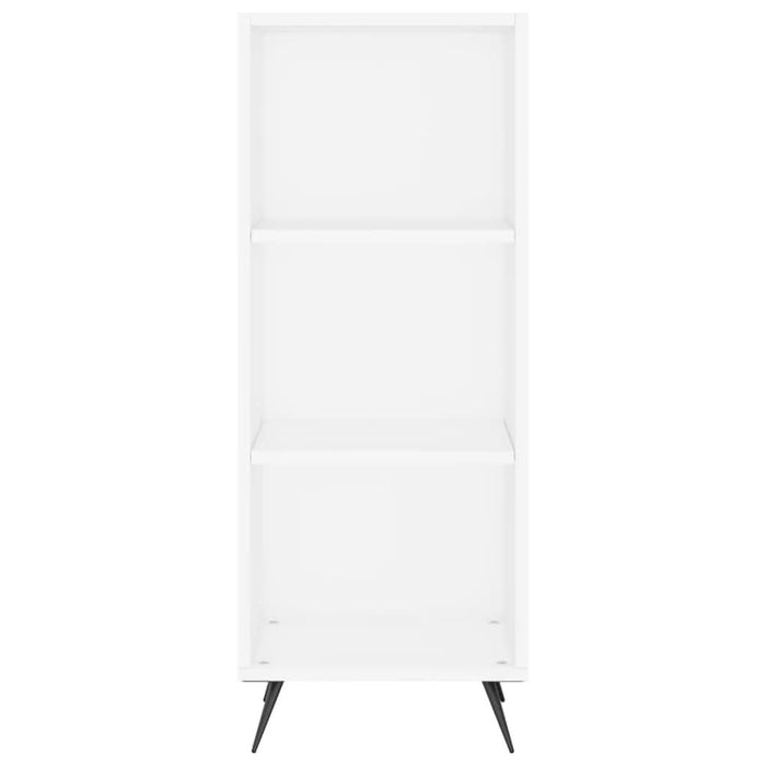 Dulap cu rafturi, alb, 34,5x32,5x90 cm, lemn compozit - WALTI WALTI
