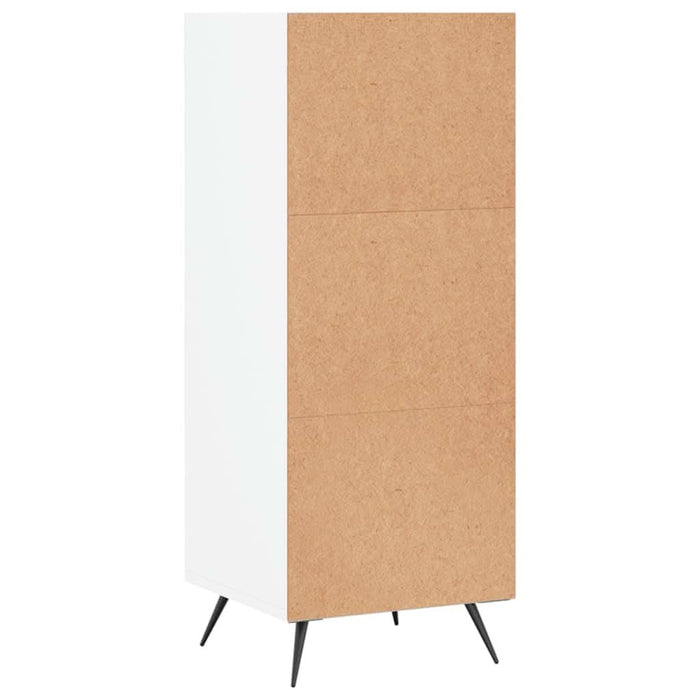Dulap cu rafturi, alb, 34,5x32,5x90 cm, lemn compozit - WALTI WALTI