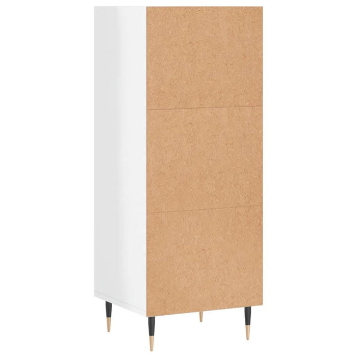 Servantă, alb extralucios, 34,5x32,5x90 cm, lemn compozit - WALTI WALTI