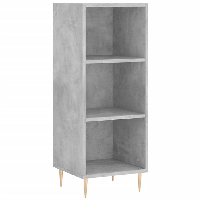 Servantă, gri beton, 34,5x32,5x90 cm, lemn prelucrat - WALTI WALTI