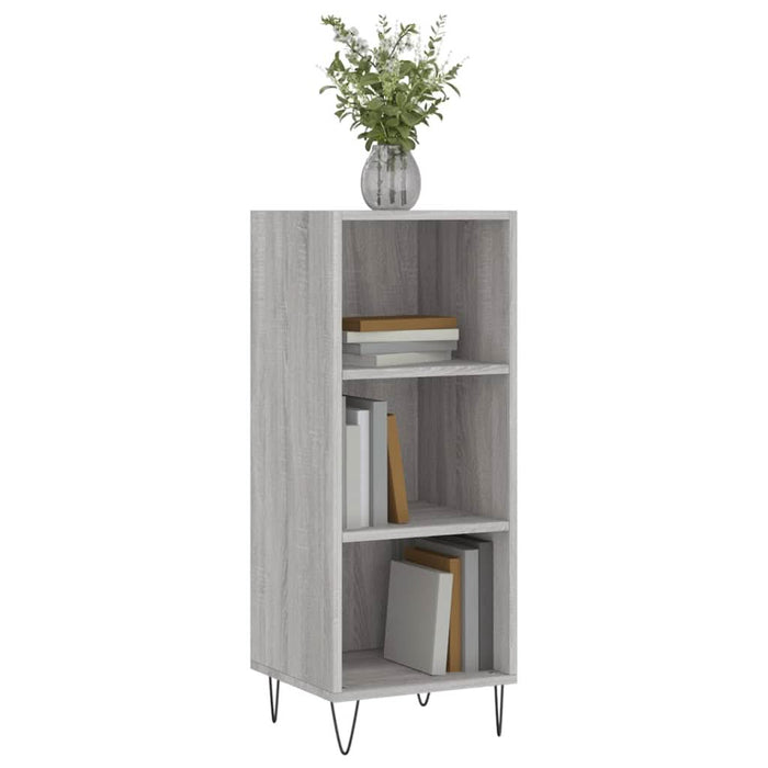 Servantă, gri sonoma, 34,5x32,5x90 cm, lemn compozit - WALTI WALTI