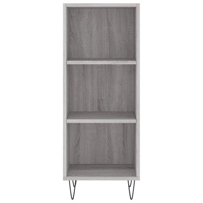 Servantă, gri sonoma, 34,5x32,5x90 cm, lemn compozit - WALTI WALTI