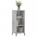 Servantă, gri beton, 34,5x32,5x90 cm, lemn prelucrat - WALTI WALTI