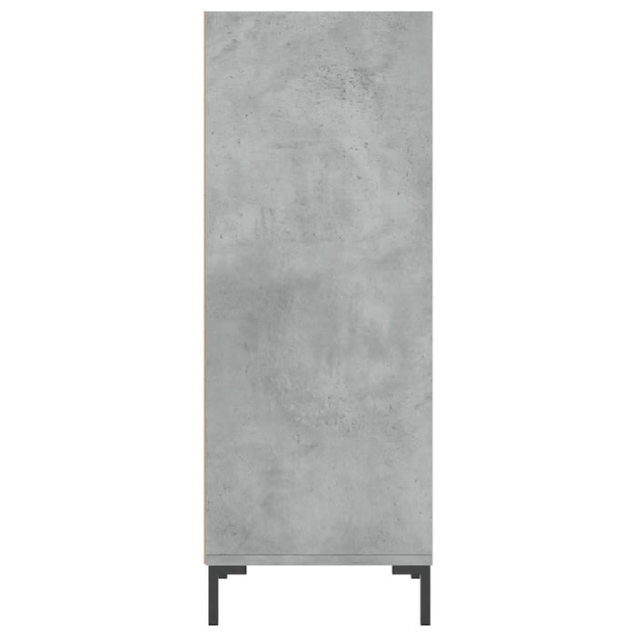 Servantă, gri beton, 34,5x32,5x90 cm, lemn prelucrat - WALTI WALTI