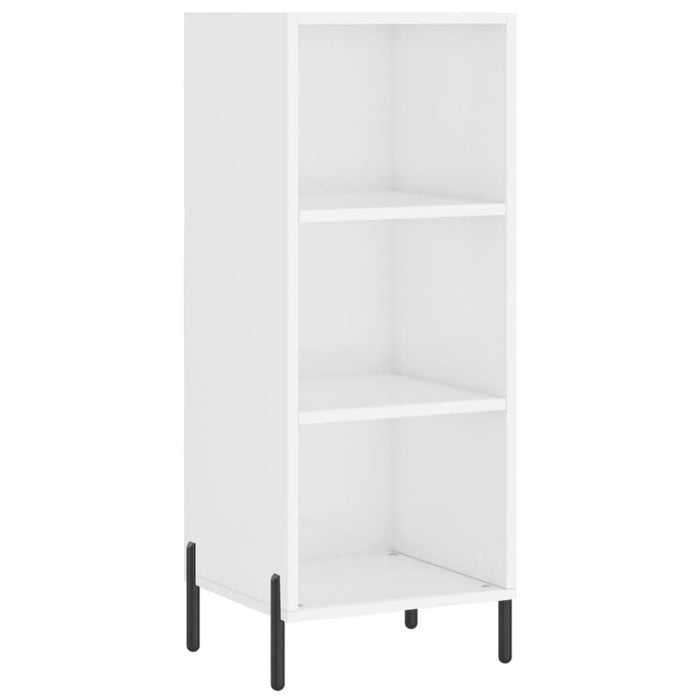 Servantă, alb extralucios, 34,5x32,5x90 cm, lemn compozit - WALTI WALTI