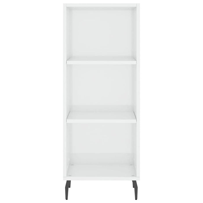 Servantă, alb extralucios, 34,5x32,5x90 cm, lemn compozit - WALTI WALTI