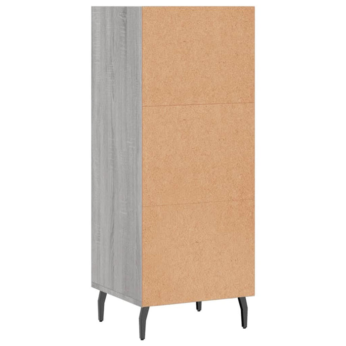 Servantă, gri sonoma, 34,5x32,5x90 cm, lemn compozit - WALTI WALTI