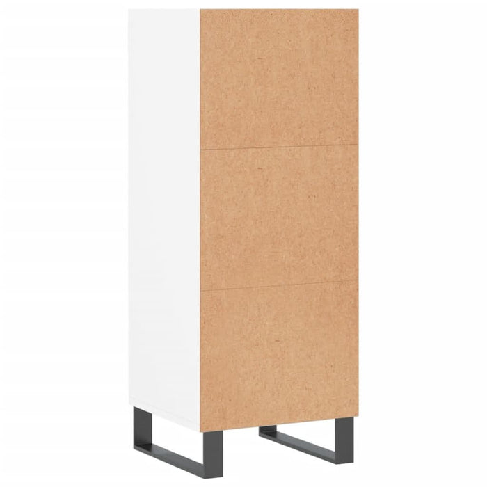 Servantă, alb, 34,5x32,5x90 cm, lemn prelucrat - WALTI WALTI