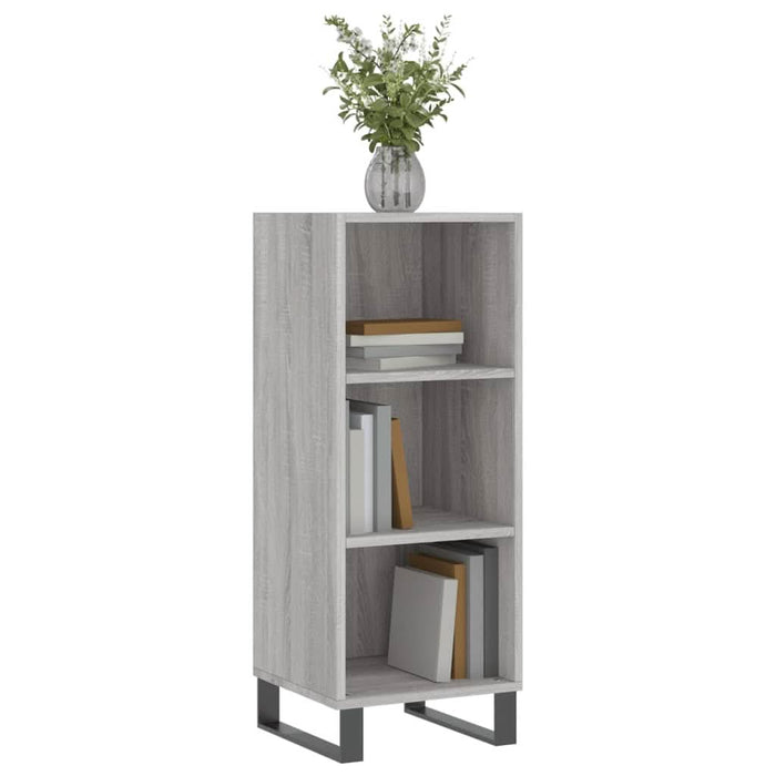 Servantă, gri sonoma, 34,5x32,5x90 cm, lemn compozit - WALTI WALTI