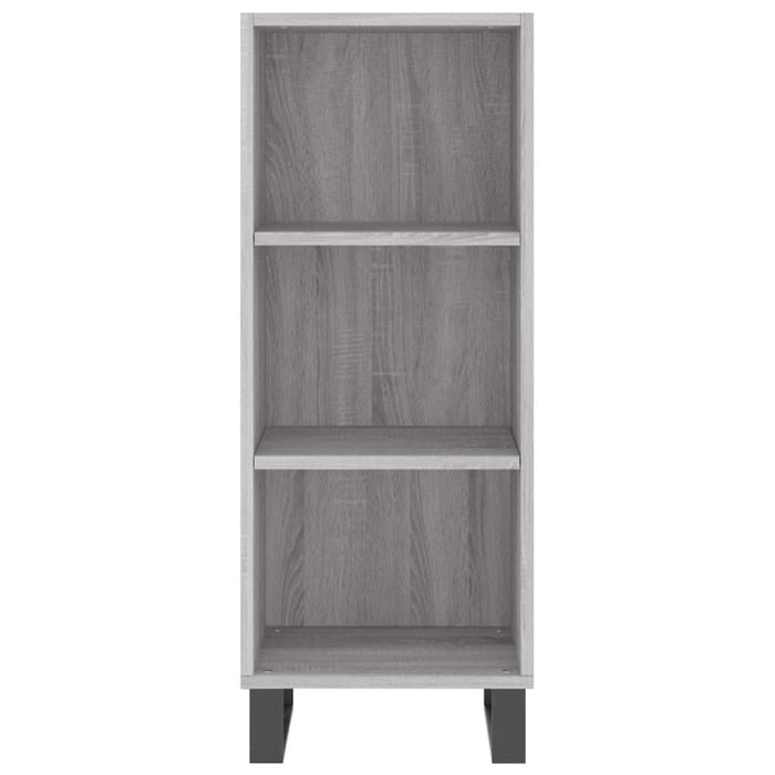 Servantă, gri sonoma, 34,5x32,5x90 cm, lemn compozit - WALTI WALTI