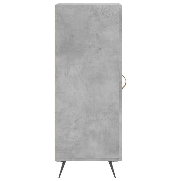 Servantă, gri beton, 34,5x34x90 cm, lemn compozit - WALTI WALTI