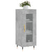 Servantă, gri beton, 34,5x34x90 cm, lemn compozit - WALTI WALTI