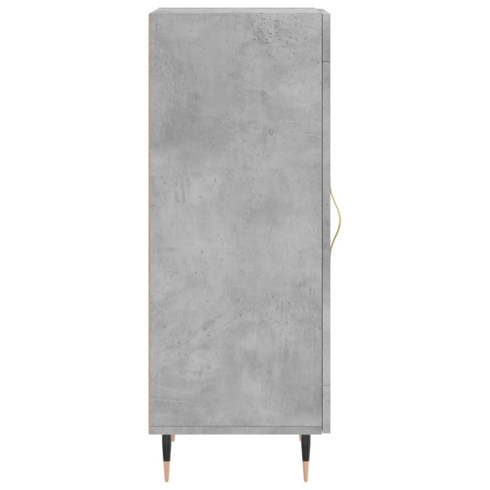 Servantă, gri beton, 34,5x34x90 cm, lemn compozit - WALTI WALTI