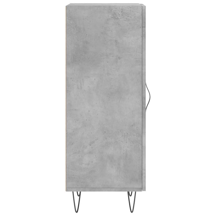 Servantă, gri beton, 34,5x34x90 cm, lemn compozit - WALTI WALTI